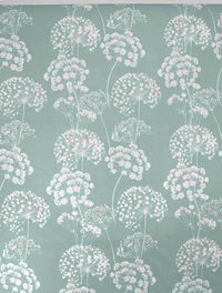 Erleen INV Sage - Curtain fabric with Green and botanical print