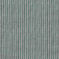 Laila Jade Mist- Curtain fabric with Green stripes