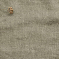 Khaki Green Linen fabric - pre-washed 100% linen. Bianco Khaki by Ada & Ina.