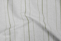 Inari Khaki - Curtain fabric with Green striped print