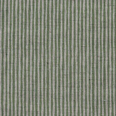 Laila Leaf - Curtain fabric with Green stripes
