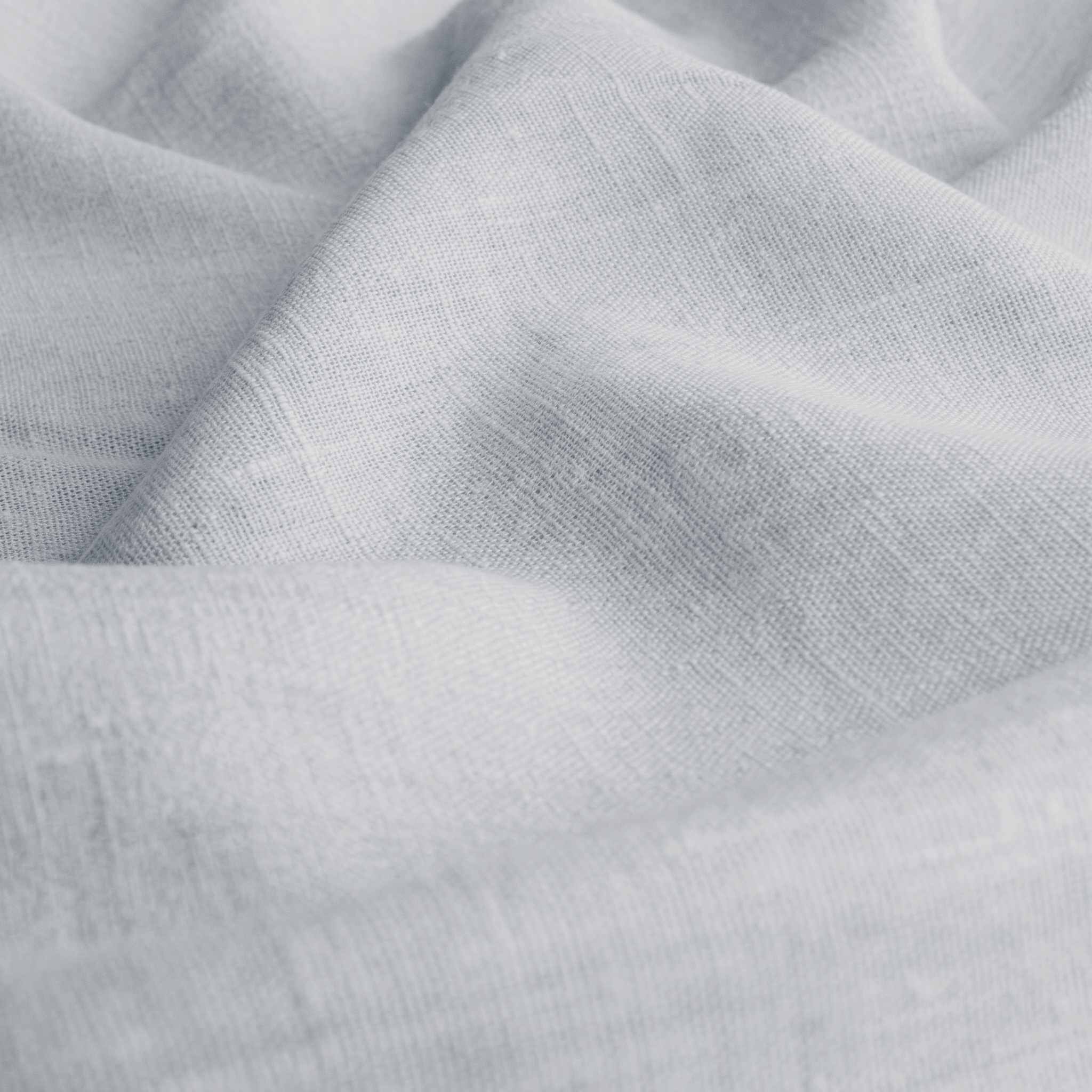 Light Blue Linen fabric - pre-washed 100% linen curtain fabric. Bianco Pale Blue by Ada & Ina.