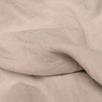 Light brown Linen Fabric - close-up. Mariana Chiffon Breeze by Ada & Ina