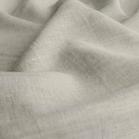 Light Grey Linen fabric - pre-washed 100% linen curtain fabric. Bianco Pearl by Ada & Ina.