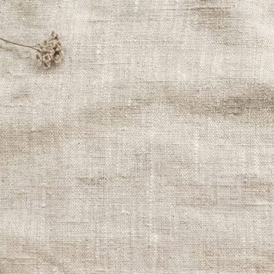 Light Natural Linen fabric - pre-washed 100% linen. Bianco Oatmeal by Ada & Ina.