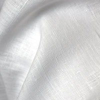 White soft 100% Linen fabric - Linnea White