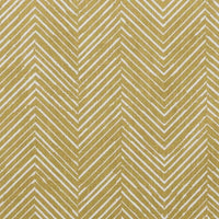 Lulu Dijon - White fabric with Dijon Mustard Print. Abstract Print, Linen Mix