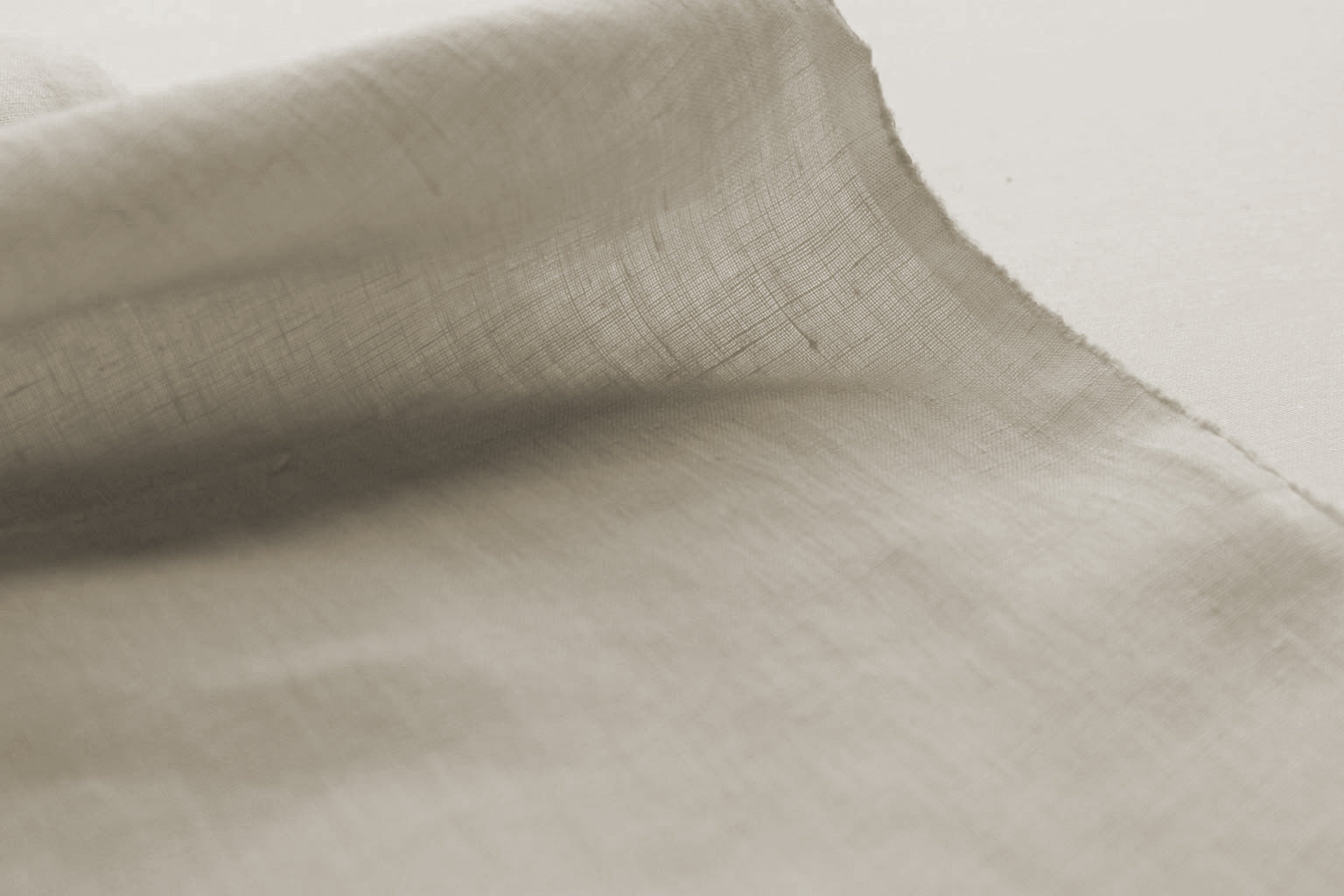 Fine Lightweight Linen for Sheer and Voile linen curtains. Close Up Photo