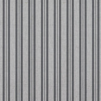 Grey Striped Linen Curtain Fabric - Olga Ash - Natural base fabric.