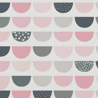 Zippo Pink - White Linen fabric, Pink pattern - Kids print!