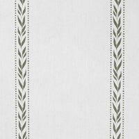 Helena Moss - curtain fabric with Green striped print