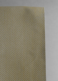Hugo Mustard- Curtain fabric, abstract mustard yellow herringbone pattern