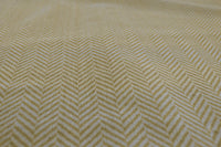 Hugo Mustard- Curtain fabric, abstract mustard yellow herringbone pattern