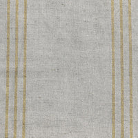 Telma Mustard - Linen Cotton fabric with Yellow stripes