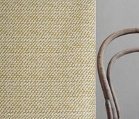 Jenna Mustard - Curtain fabric with Yellow abstract print
