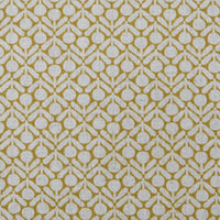 Nessa Mustard - Curtain fabric with Yellow abstract print