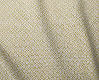 Nessa Mustard - Curtain fabric with Yellow abstract print