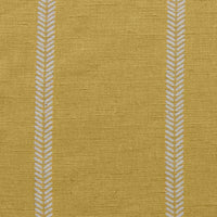 Rana Mustard - Yellow curtain fabric with hand drawn stripes