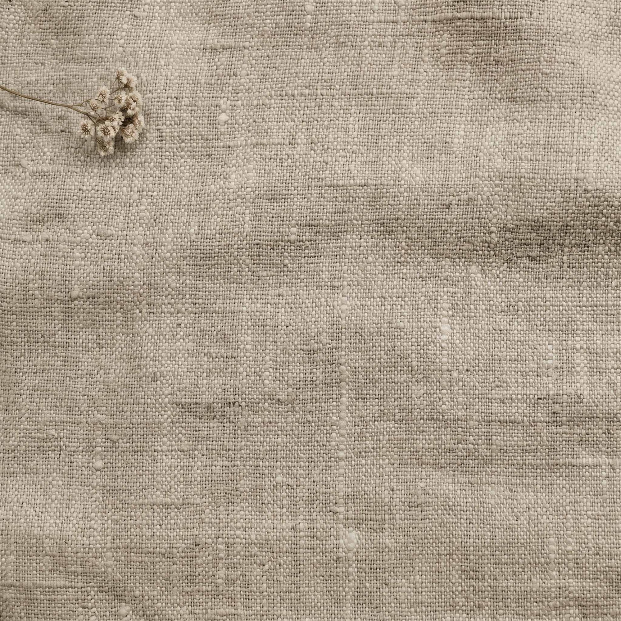 Natural Linen fabric - pre-washed 100% linen. Bianco Natural by Ada & Ina.