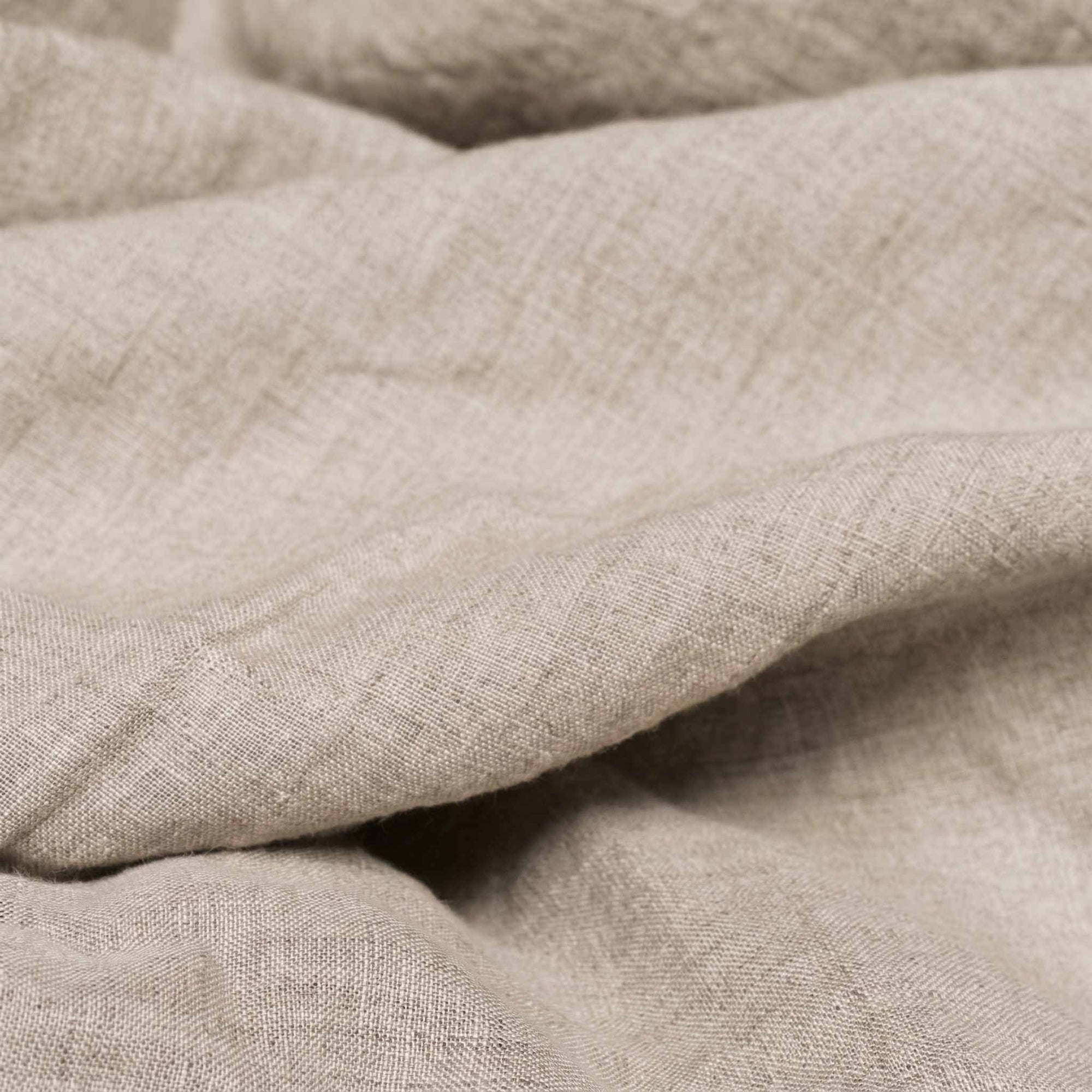 Natural Double width Linen fabric. Softened 280 cm wide. Vilgot Natural by Ada & Ina