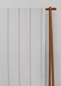 Rune New Blush- vertical pink tone striped fabric.