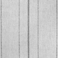 Inari Noir - Curtain fabric with Black striped print