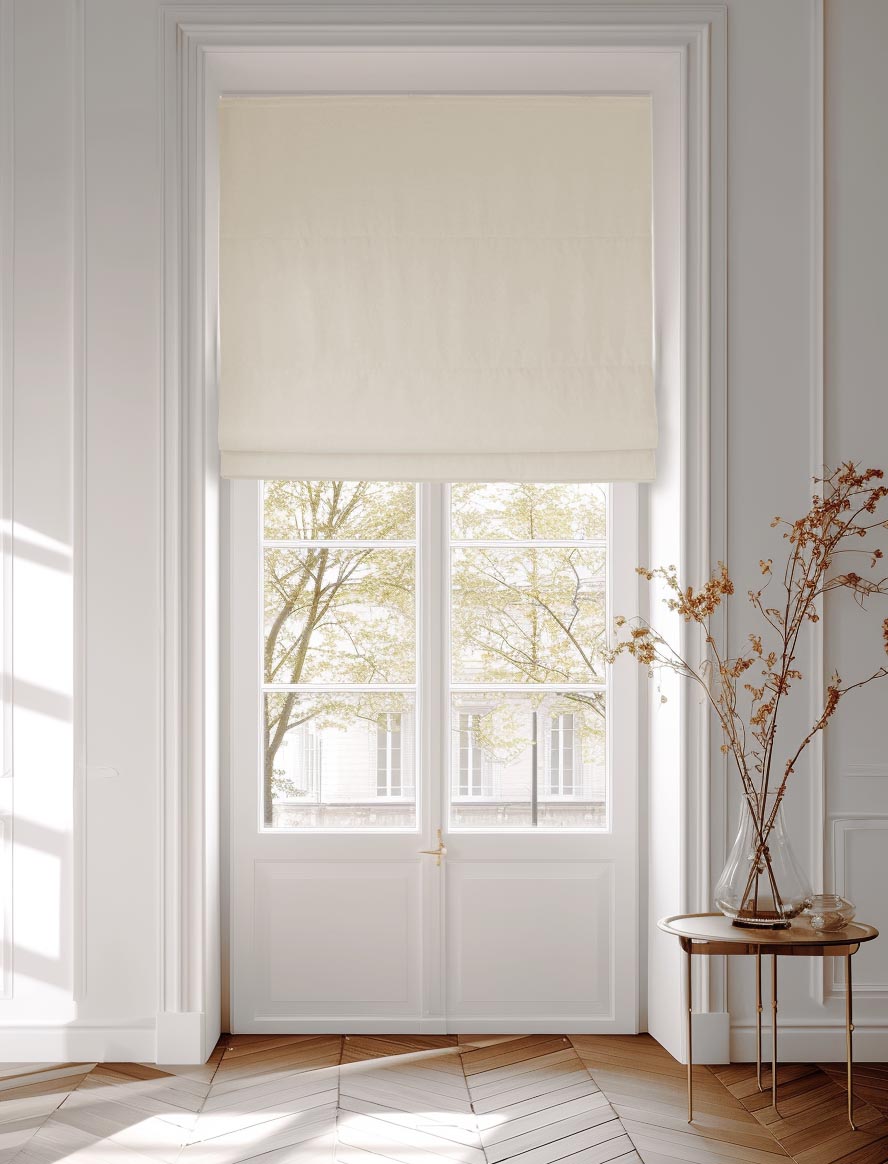 Amara Off White - Cotton upholstery fabric