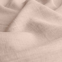 Pale Pink Linen fabric - pre-washed 100% linen curtain fabric. Bianco Misty Rose by Ada & Ina.