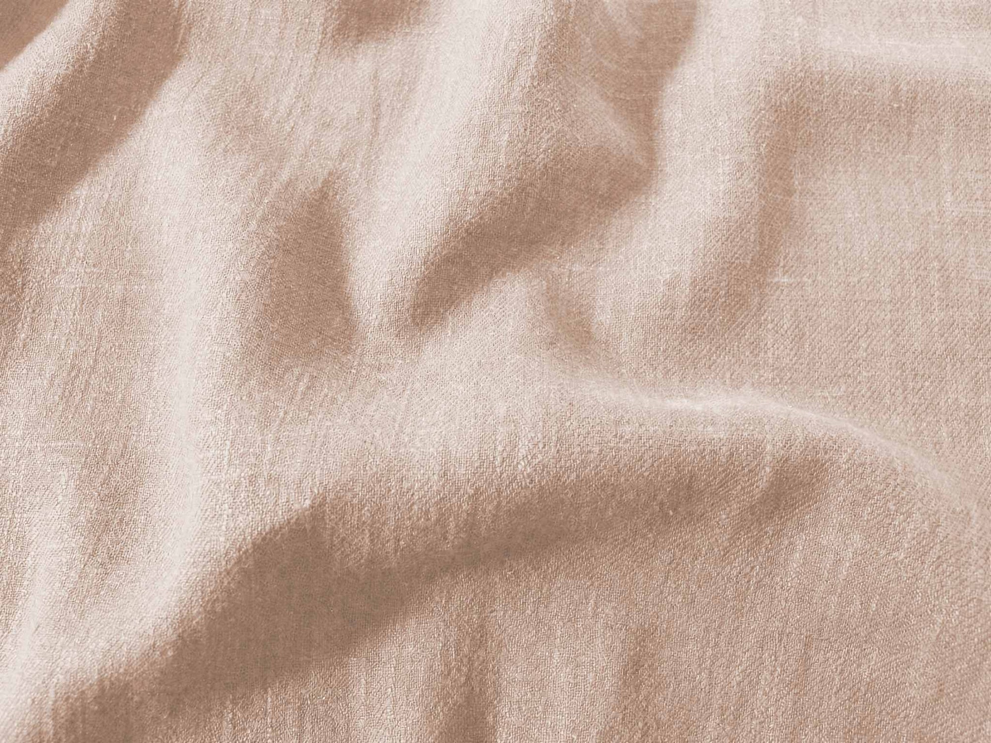 Pale Pink Linen Cotton fabric. Very soft - close-up. Enni Wild Rose by Ada & Ina