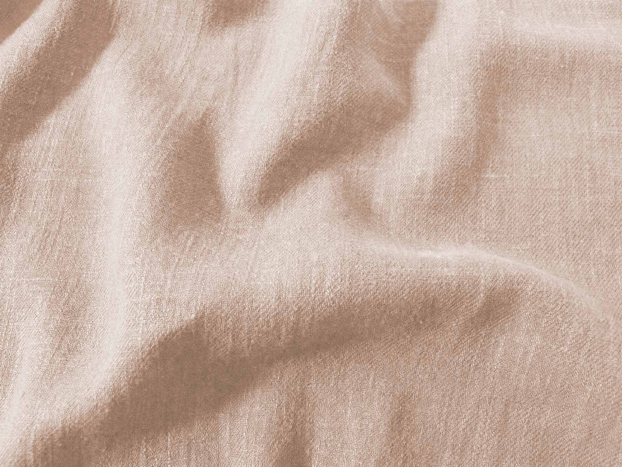Pale Pink Linen Cotton fabric. Very soft - close-up. Enni Wild Rose by Ada & Ina