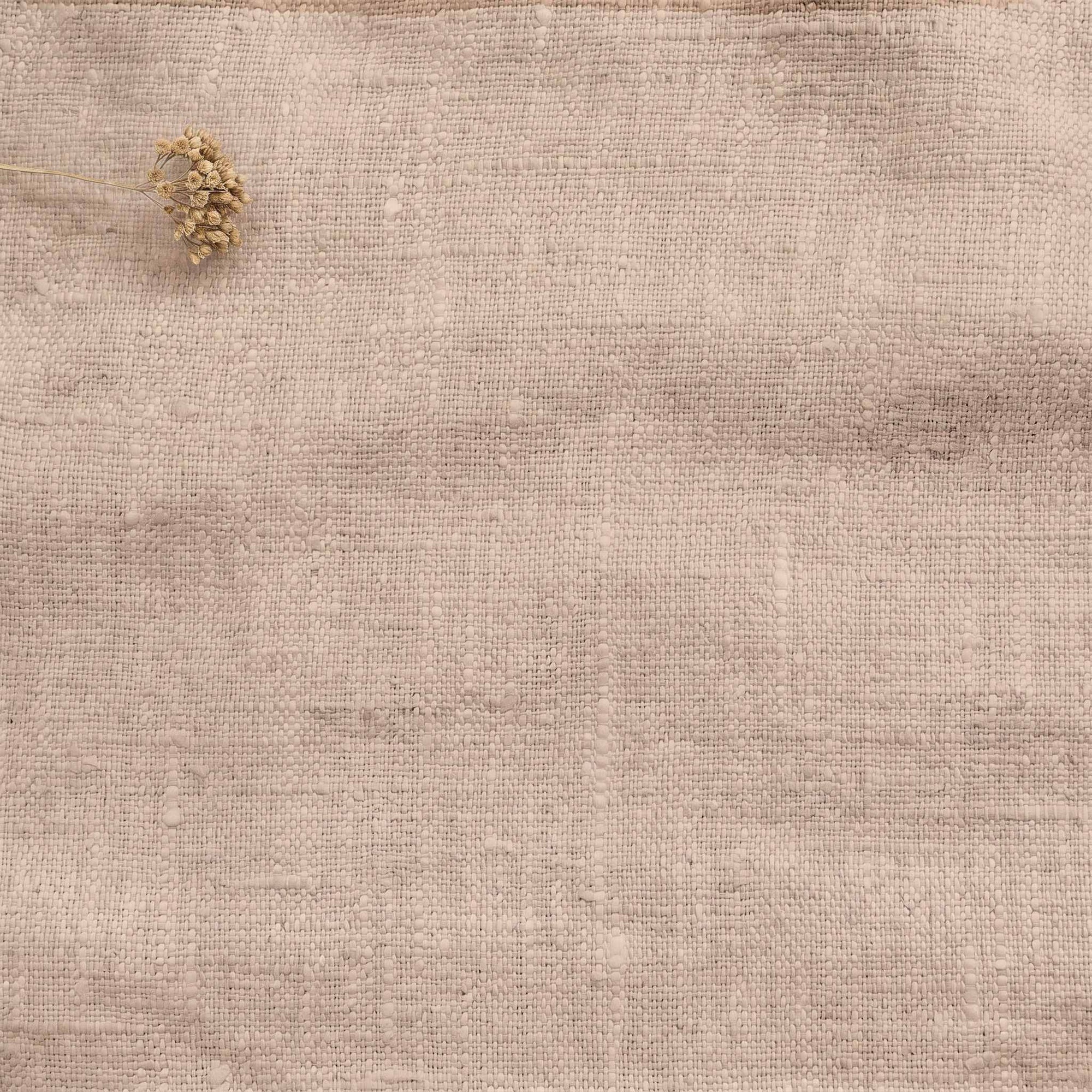 Pale Pink Linen fabric - pre-washed 100% linen. Bianco Old Rosa by Ada & Ina.