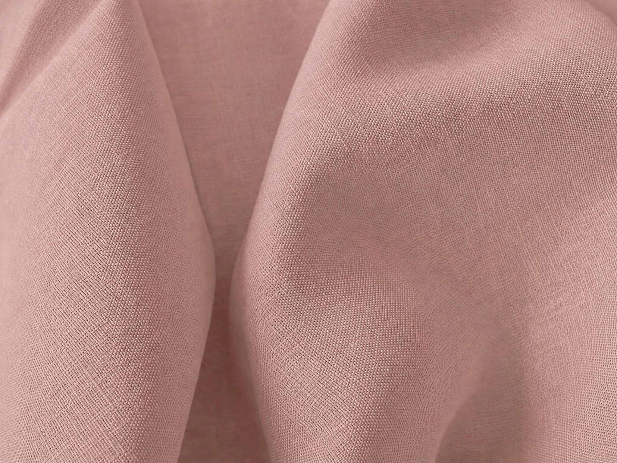 Pale Pink Pure linen fabric - close-up. Linara Rose by Ada & Ina