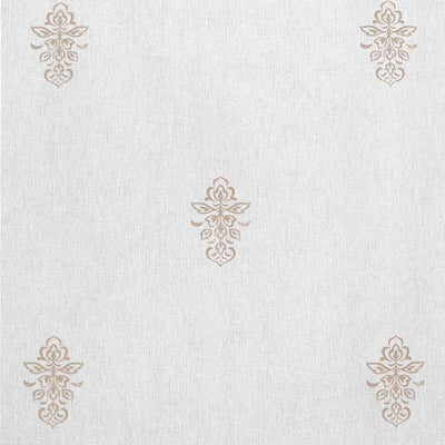 Lisana Pastel Brown - Curtain fabric with Brown abstract print