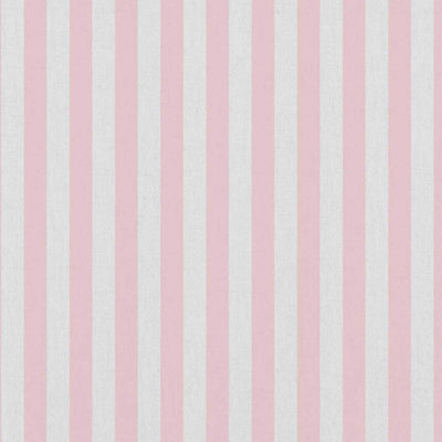Liliana Peony-WHT - white fabric with pink striped pattern