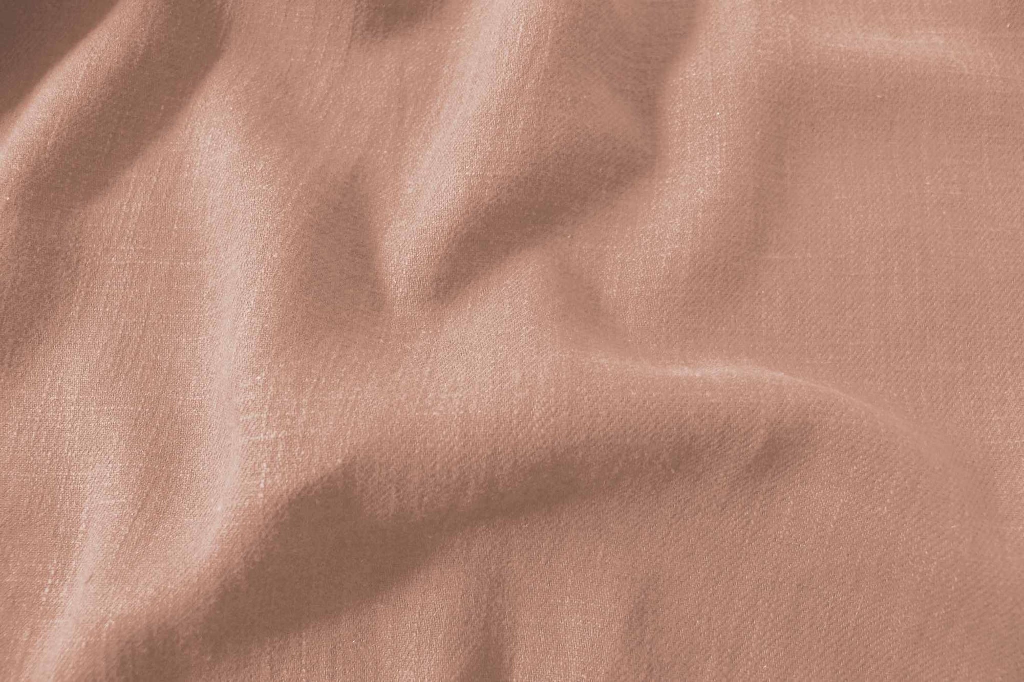Pink Linen Cotton fabric. Very soft - close-up. Enni Summer Rose by Ada & Ina