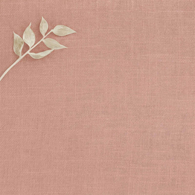 Pink Linen Cotton fabric. Very soft. Enni Summer Rose by Ada & Ina