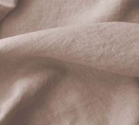 Pink 100% Linen Fabric. Bea Powder Pink by Ada & Ina Fabrics