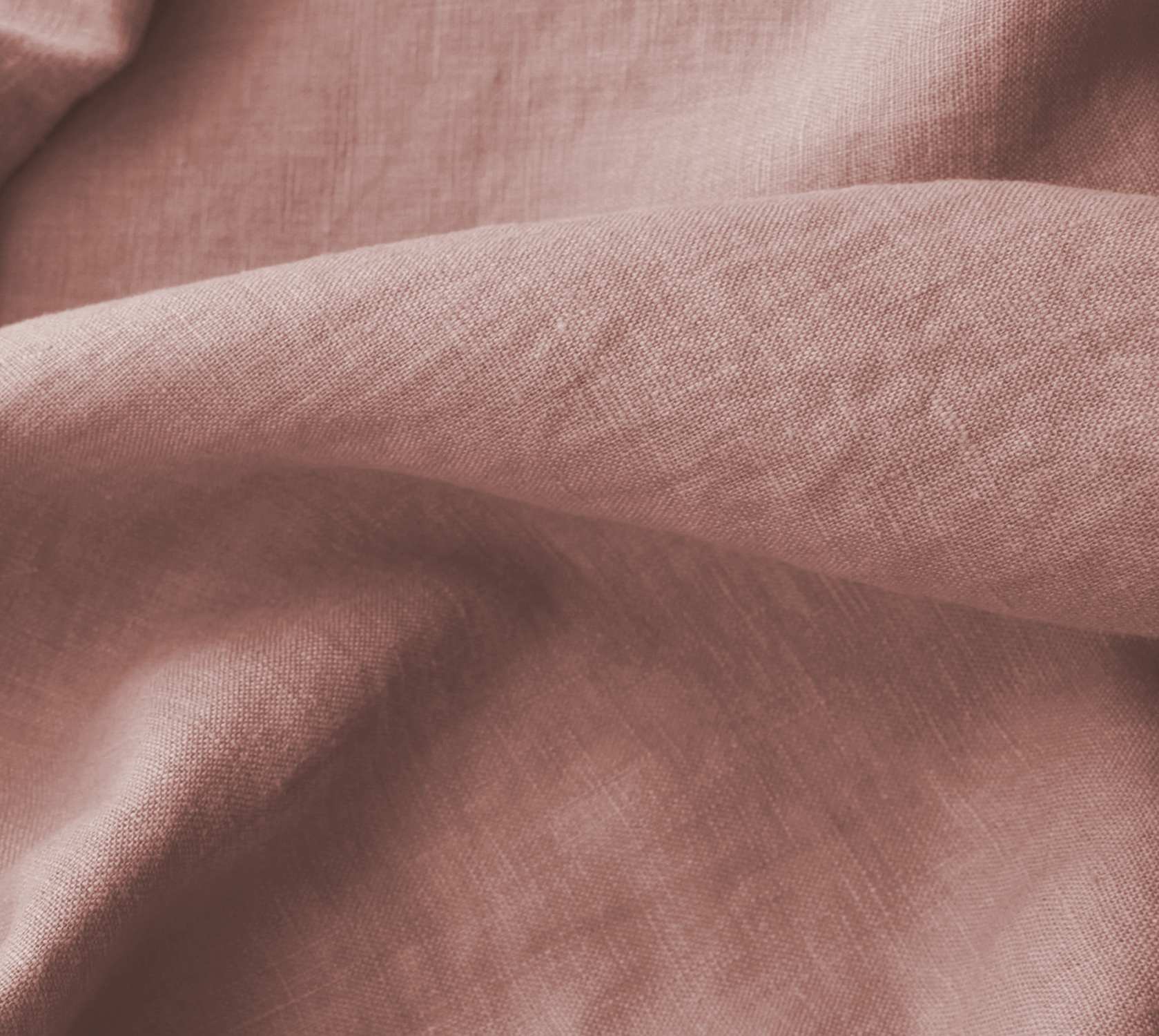 Pink 100% Linen Fabric. Beata Dusty Pink by Ada & Ina Fabrics