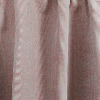 Pinni Crimson Red - Curtain fabric with Red striped print