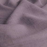 Purple Linen fabric - pre-washed 100% linen curtain fabric. Bianco Fig by Ada & Ina.