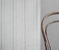 Inari Sage - Curtain fabric with Green striped print