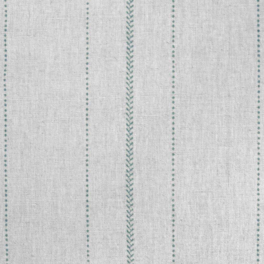 Inari Sage - Curtain fabric with Green striped print
