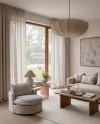 Sheer Voile Linen Curtains for Living Rooms and Bedrooms - Made to Measure