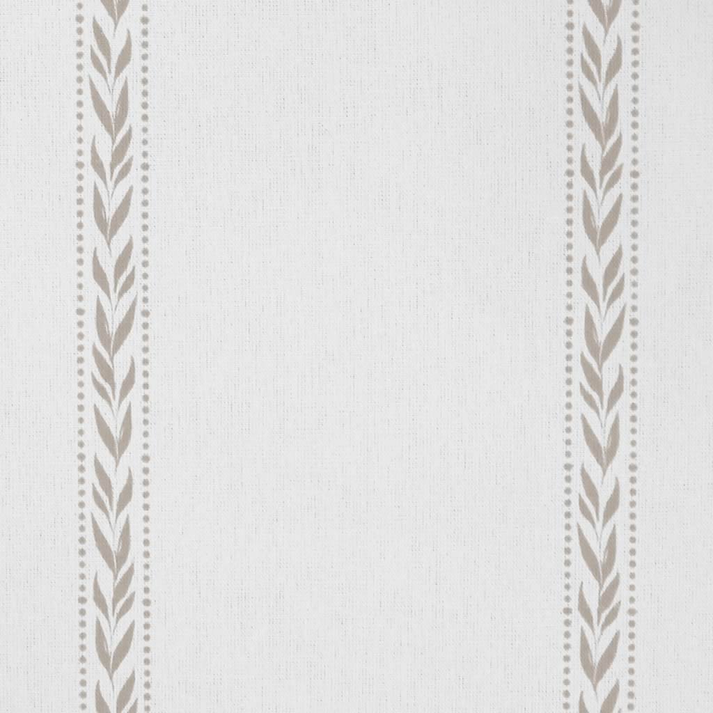 Helena Taupe - curtain fabric with Beige striped print