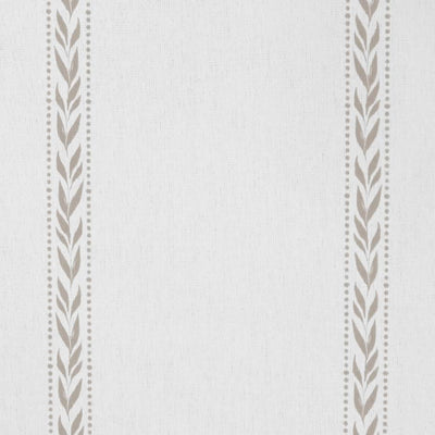 Helena Taupe - curtain fabric with Beige striped print