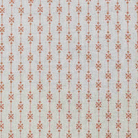 Nikolet Terracotta - Curtain fabric, classic Orange pattern