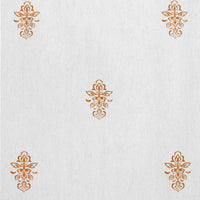 Lisana Terracotta - Curtain fabric with Orange abstract print
