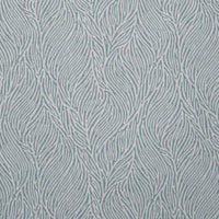 Erica True Blue - Curtain fabric with Light Blue abstract print