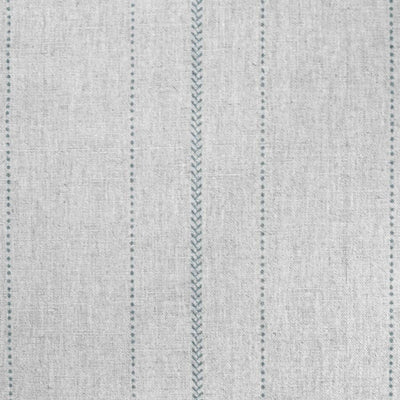 Inari True Blue - Curtain fabric with Light Blue striped print
