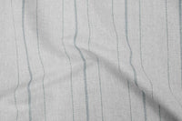 Inari True Blue - Curtain fabric with Light Blue striped print